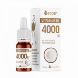 Ecosh Vitamin D3 With Coconut 4000IU 10ml
