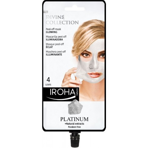 Photos - Facial Mask IROHA Divine Collection Glowing Peel-Off Mask With Platinum
