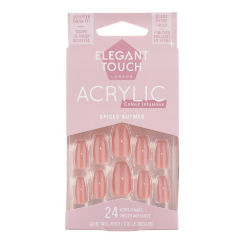 Elegant Touch Acrylic - Spiced Nutmeg False Nails Spiced Nutmeg
