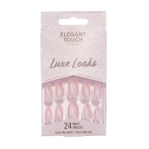 Elegant Touch Velvet Glitter Celestial False Nails Gift set