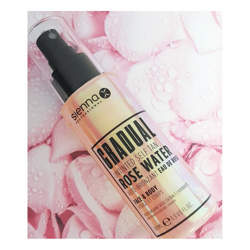 Sienna X Gradual Untinted Self Tan Rose Water 100ml