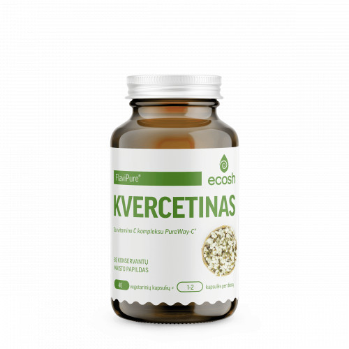 Ecosh Quercetin FlaviPure with Vitamin C Complex 40 capsules