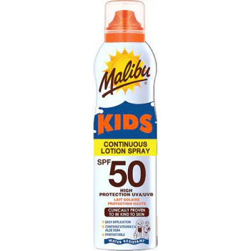 Malibu Kids Continuos Spray Lotion SPF50 175ml