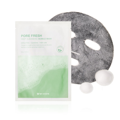 Mizon Pore Fresh Deep Cleansing Bubble Mask 1pcs