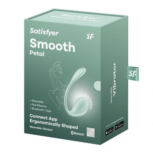 Satisfyer Smooth Petal Wearable Vibrator Green