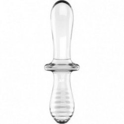 Satisfyer Double Crystal Dildo Transparent