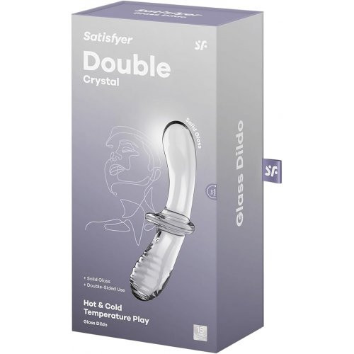 Satisfyer Double Crystal Dildo Transparent