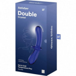 Satisfyer Double Crystal Dildo Transparent