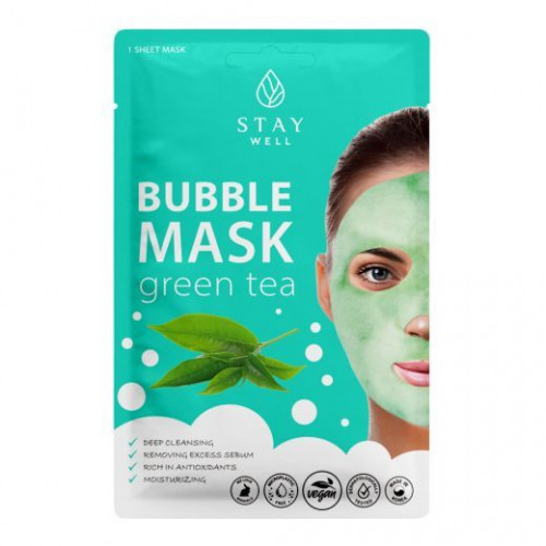 STAY WELL Deep Cleansing Bubble Mask Green Tea 1 unit
