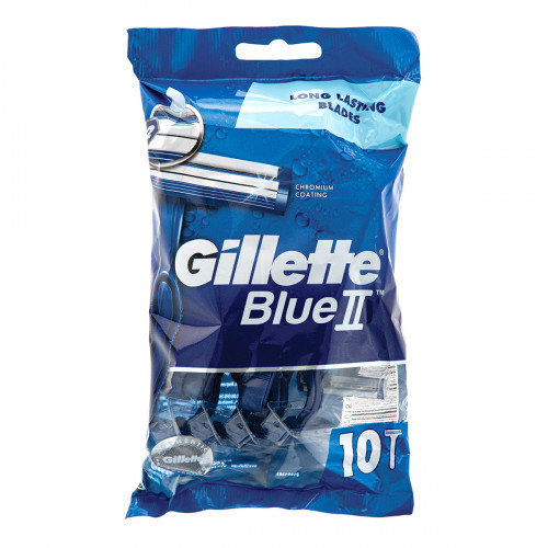 Gillette Blue II Disposable Razors 10 pcs.