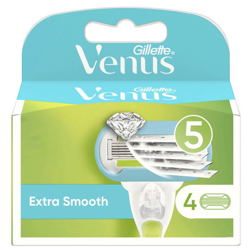 Gillette Venus Extra Smooth Razor Refill Blades 4 pcs.