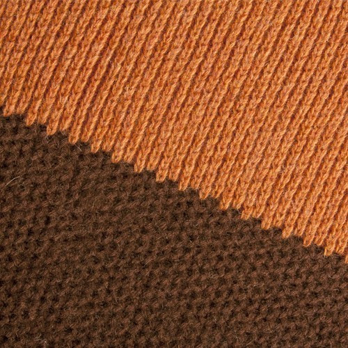 Nord Snow Natural Style Merino Wool Blanket Orange