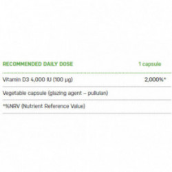 Ecosh Vitamin D3 4000IU 90 capsules