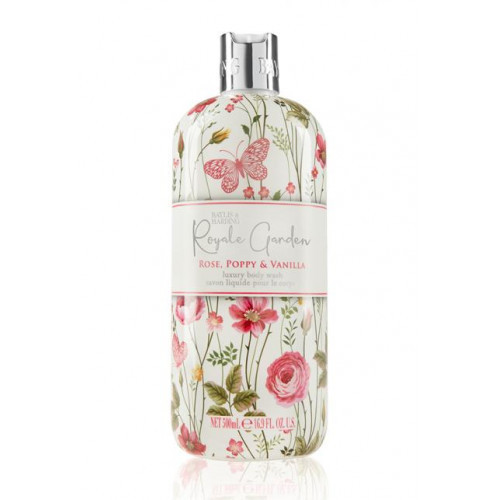 Baylis & Harding Royale Garden Rose, Poppy & Vanilla Body Wash 500ml