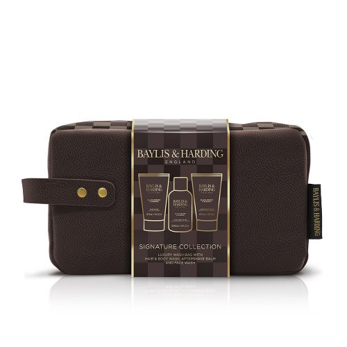 Baylis & Harding Signature Men's Black Pepper & Ginseng Wash Bag Set