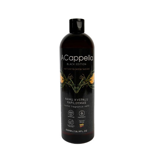 Acappella Black Edition Vetiver & Cedarwood Refill 500ml