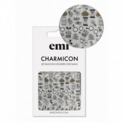 E.Mi Charmicon Silicone Stickers #170 Zipper