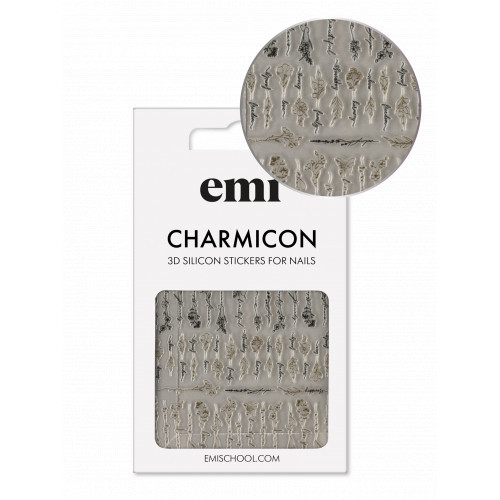 E.Mi Charmicon Silicone Stickers #170 Zipper