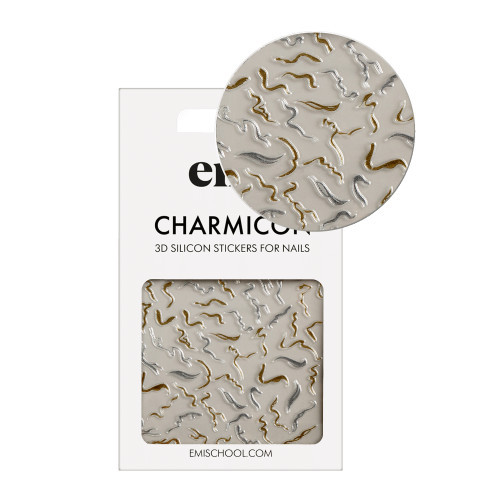 E.Mi Charmicon Silicone Stickers #170 Zipper