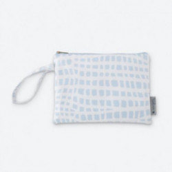 Norwex Beach Towel White with Blue Squares