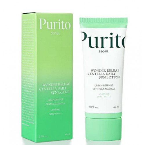 Purito Seoul Wonder Releaf Centella Daily Sun Lotion SPF50+ PA++++ 60ml
