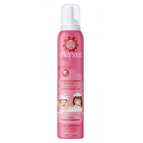 O’LYSEE Fraise Framboise Kids 3in1 Moisturizing Whipped Shower Foam 250ml