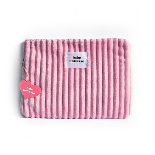 Babe Universe Handmade Baby Pink Laptop Sleeve Pink