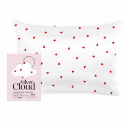 Silver Cloud Satin Pillowcase Infused with Silver Ions Charcoal