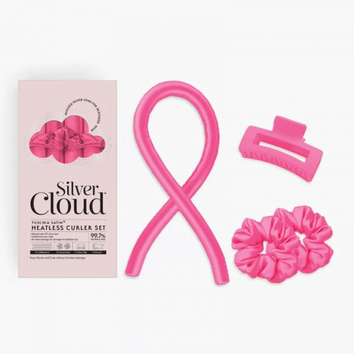 Silver Cloud Heatless Curler Set Pink