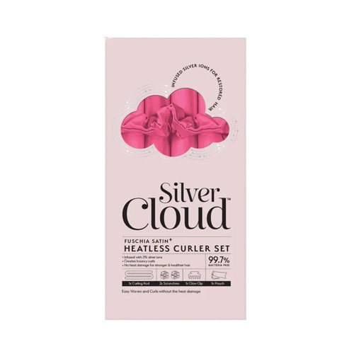 Silver Cloud Heatless Curler Set Pink