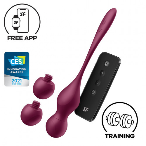Satisfyer Love Birds Vary Connect App Vibrating Kegel Balls 1 unit