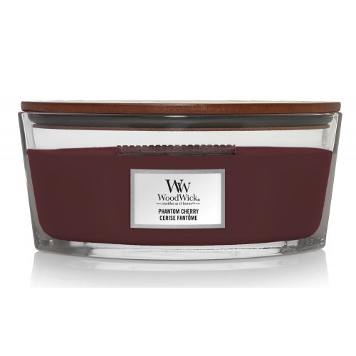 WoodWick Phantom Cherry Candle Heartwick