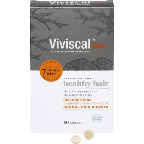 Viviscal Hair Growth Supplements For Men 60 caps.