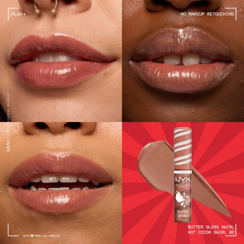 NYX Professional Makeup Butter Lip Gloss Swirl 8ml