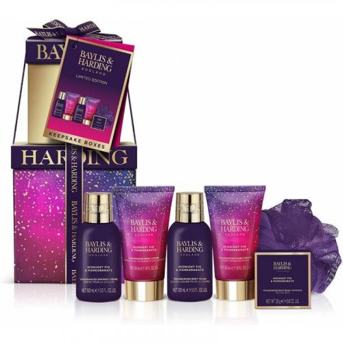 Baylis & Harding Midnight Fig & Pomegranate Luxury Pamper Present Gift Box Set