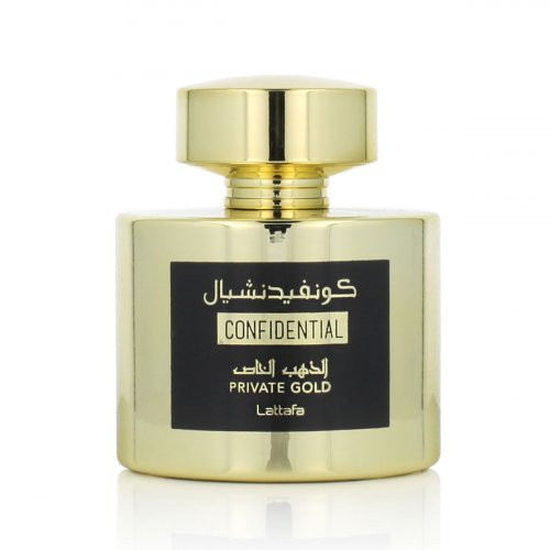 Lattafa Confidential private gold perfume atomizer for unisex EDP 5ml