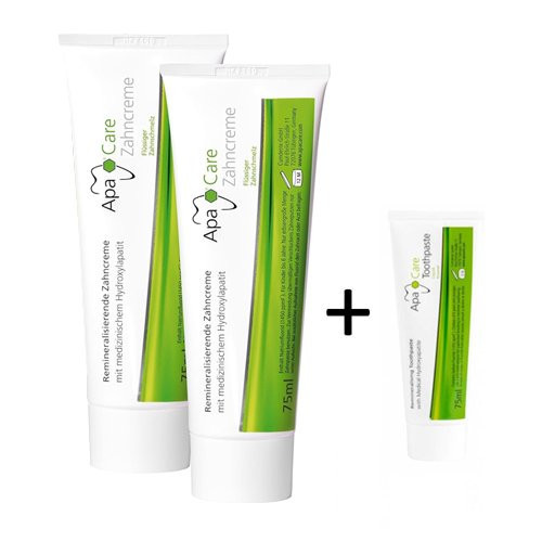 ApaCare Remineralising Toothpaste Set 3 pcs.