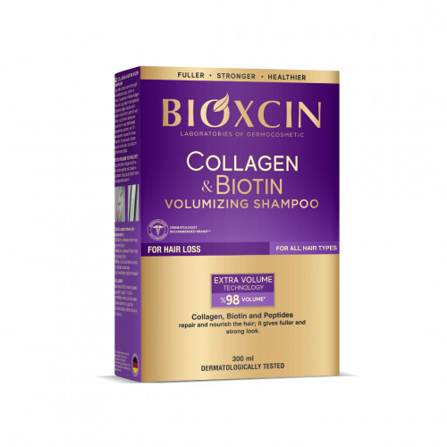 Bioxcin Collagen & Biotin Volumizing Shampoo 300ml
