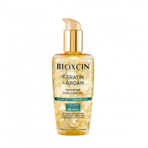 Bioxcin (Bioxsine) Keratin & Argan Repairing Hair Oil 150ml