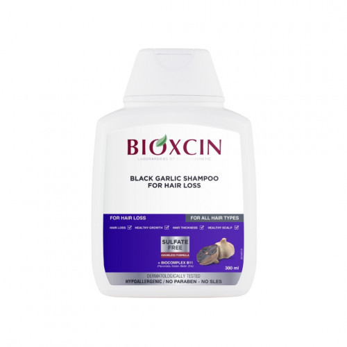 Bioxcin (Bioxsine) Dermagen Black Garlic Shampoo for Hair Loss 300ml