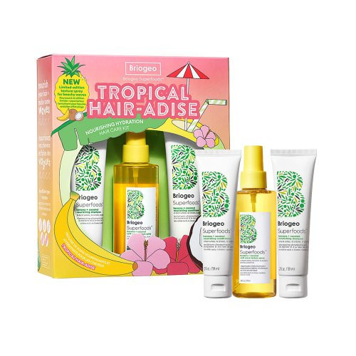 Briogeo Tropical Hair-Adise Nourishing Hydration Hair Care Kit