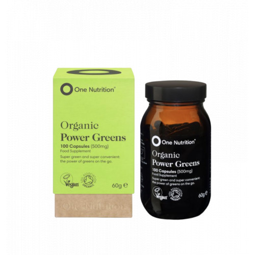 One Nutrition Organic Power Greens Capsules 100 capsules