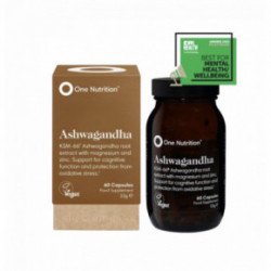 One Nutrition Ashwagandha Supplement 60 caps.