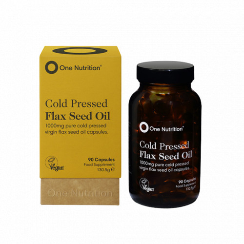 One Nutrition Cold Pressed Flax Seed Oil 90 capsules