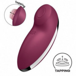 Satisfyer Tap and Climax 2 Vibrator Blue