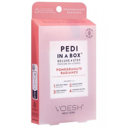 VOESH Pedi In A Box 4 in 1 Pomegranate Radiance Gift set