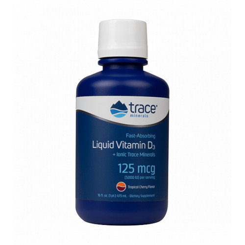 Trace Minerals Fast-Absorbing Liquid Vitamin D3 5000TV 473 ml