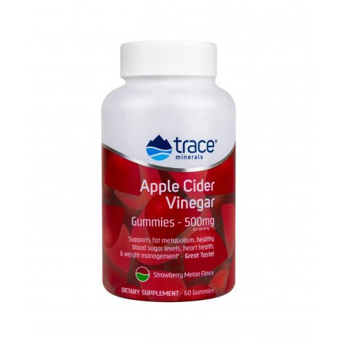 Trace Minerals Apple Cider Vinegar 500mg 60 gummies