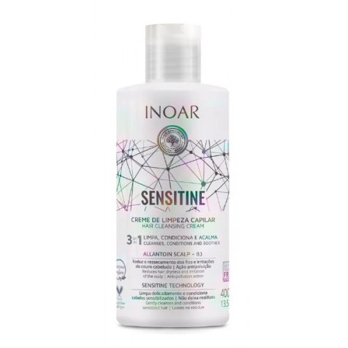 Inoar Sensitine 3-in-1 Cleansing Cream 400ml