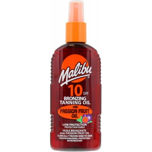 Malibu Bronzing Tanning Oil Spray with Passion Fruit SPF10 200ml